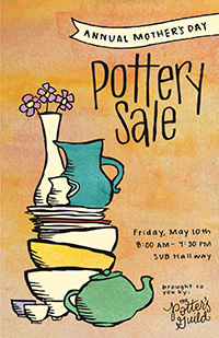 Pottery sale poster