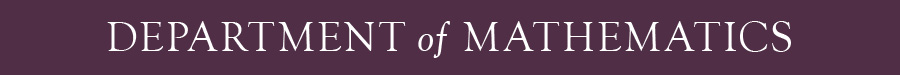 Union University Dept of Math