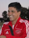 Union head coach, Clovis Simas enjoys a laugh prior to Union match with crosstown rival Lambuth.  Union and Lambuth tied the match 0-0 in double overtime. - Photo by Tommy Sadler