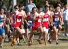 The Union University men's cross country team starts strong in the Union University Cross Country Invitational. - Photo by Steven Aldridge