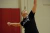 CJ Neathamer serves the ball for Union on Think Pink Night in a match versus Rhodes (Tenn.) College. - Photo by Morris Abernathy
