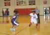 Union freshman Antoine Joseph drives past a defender from Bethel (Tenn.) College. - Photo by Morris Abernathy