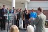 Proclamation performs at the dedication of the Carl Grant Events Center. - Photo by Morris Abernathy