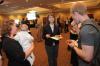 Residence Life staffers fellowship at the dedication of the Grant Center. - Photo by Morris Abernathy