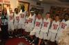 The Lady Bulldogs huddle during the post-game meeting after their Homecoming win over St. Catharine (Ky.) College. - Photo by Morris Abernathy