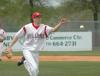 Senior pitcher Josh Holman fields a bunt and tosses the ball to first for the out. - Photo by Morris Abernathy