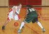 Matt Neaville (24) gets around a defender from Life (Ga.) University in Union's 122-80 win. - Photo by Morris Abernathy