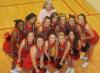 Union cheerleaders, with sponsor Tina Giddens, pose for a photo. - Photo by Morris Abernathy