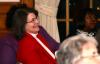 Mary Ann Poe, social work chair, reacts to the news that she was named Altrusa International Club's Woman of the Year. - Photo by Kristi McMurry