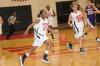 Junior guard Christina Ray (12)brings the ball down the floor in the Lady Bulldog's win in the TranSouth Confernce Tournament championship game over Trevecca Nazarene (Tenn.) University. - Photo by Morris Abernathy
