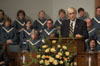 County Mayor Jerry Gist speaks at the citywide prayer service at First Baptist Church, Jackson. - Photo by Jim Veneman