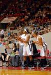 The Lady Bulldog bench cheers on their teammates during the semi-finals of the 2009 NAIA tournament. - Photo by Kristi McMurry