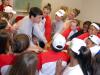 The Lady Bulldogs celebrate in the locker room after winning the 2009 NAIA championship against rival Lambuth University. - Photo by Kristi McMurry