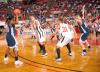 Kaitlin Dudley and Merideth Richardson Jacobs play some tight defense against Lambuth during the NAIA national championship game. - Photo by Morris Abernathy