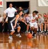 Lavanda Ross makes a run for a loose ball during the first half of the NAIA national championship game. - Photo by Morris Abernathy