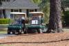 Roy L. White and his wife Martha make the rounds during Union University's first Roy L. White Golf & Gala golf tournament. - Photo by Morris Abernathy