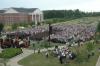 Family and students braved potential inclement weather for spring graduation on Saturday, May 23, 2009. - Photo by Beth Spain