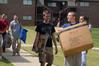 Jordan Hayes, freshman, and his brother Jacob move into the Heritage Complex on freshman move-in day.

 - Photo by Kristi McMurry