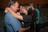 After a long day of moving onto campus, Tabitah Shera says goodbye to her father Phil as her sister Becca looks on, after the new student worship service during orientation. - Photo by Beth Spain