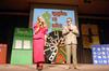 The hosts of the SAC Game Show explain how the game show will work. This annual game show is a way for freshmen to win prizes and have fun. - Photo by Kristi McMurry
