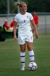 8/29/09 - Caitlin Zimmerman waits to put the ball back into play during Union's 5-2 win. - Beth Spain