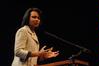 Condoleezza Rice, who served as secretary of state for President George W. Bush, was the keynote speaker for Union’s 12th annual Scholarship Banquet at the Carl Perkins Civic Center. - Photo by Morris Abernathy
