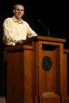 David Platt, senior pastor at The Church at Brook Hills, encourages students to live sacrificially during the Faith In Practice chapel on Thursday, Oct. 22. - Photo by Beth Spain