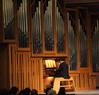 Organist Ken Cowan was the featured performer for this year’s McAfee Organ Concert. Cowan is assistant professor of organ at Westminster Choir College of Rider University in Princeton, N.J. - Photo by Morris Abernathy