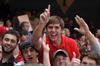 Members of Sigma Alpha Epsilon fraternity traveled to Nashville to watch the lady bulldogs battle Vanderbilt Friday, Oct. 30. - Photo by Beth Spain