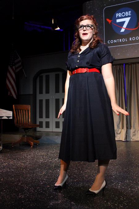 Tiffany Wade, sophomore English major, plays Charlie, a secretary for a top intelligence agency in the Union University Players' production of "Zombies from the Beyond."