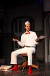 
Billy, played by Chad Hoy, junior theater major, attempts to woo Charlie with his 'atomic feet' in the Union University Players' production of "Zombies from the Beyond." - Photo by Megan Bailey