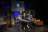 Tiffany Wade dances with Alex Evans and Scott McSwain in Zombies from the Beyond.  - Photo by Morris Abernathy