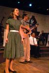 Sara Chinery, David Conway and Dustin Perry perform in Smoke on the Mountain. - Photo by Angela Abbamonte