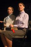 Jessica Gillard and Melissa Miller perform as Miss Myrtle and Miss Maude in Smoke on the Mountain. - Photo by Angela Abbamonte