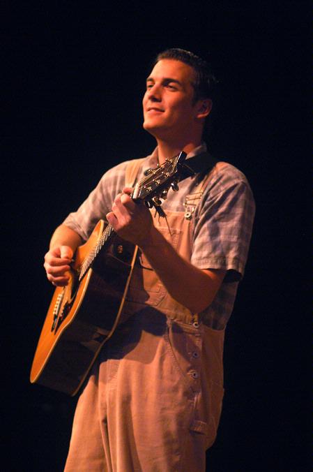 David Conway performs in Smoke on the Mountain.
