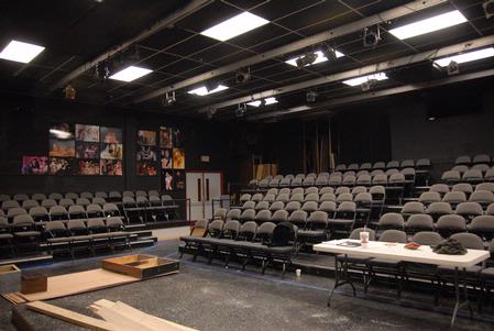 The W.D. Powell Theatre is located in the Penick Academic Complex.