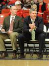 Eric Volbert (left), assistant coach, and David Niven, head coach. - Photo by Morris Abernathy