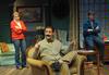 Jillian Barron, Chad Hoy, and David Conway, perform in Agatha Christie's The Mousetrap, a murder mystery presented by Union University Players.  - Photo by Morris Abernathy