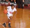 Lavanda Ross, sophomore accounting major, dribbles down the court in the Second Round game of the NAIA National Tournament against Southern Polytechnic State University. The Lady Bulldogs won 70-47. - Photo by Morris Abernathy