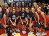 The Union cheerleaders pose for a picture after the Lady Bulldogs won the NAIA National Tournament.  - Photo by Morris Abernathy