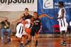 Lavanda Ross, sophomore accounting major, drives toward the basket during the Championship game of the NAIA National Tournament. The Lady Bulldogs defeated Azusa Pacific Univeristy 73-65. - Photo by Morris Abernathy