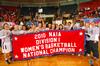 The Lady Bulldogs, NAIA Division I National Champions, celebrate after their victory. - Photo by Morris Abernathy