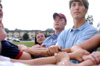 A FOCUS group readies itself to demonstrate trust during FOCUS 2003. - Photo by Kristen Nicole Sayres