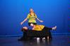 Jill Brown, senior French major, laments over Snow White, played by Allison Gooch, during Kappa Delta's performance of Snow White and the Seven Dwarfs for Variety Show 2010. - Photo by Morris Abernathy