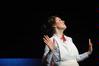 Abigail Ebensberger, freshman theatre/speech major, performs as Mary Poppins for Variety Show 2010.  - Photo by Morris Abernathy