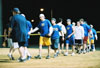 Men's intramural action 2003. - Photo by Justin Veneman