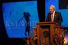 Dr. Roy L. White presents the keynote speaker, Tim Tebow, for the annual Legacy Golf and Gala event. - Photo by Morris Abernathy