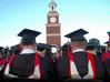 Masters graduates wait to receive their diplomas during the Spring 2010 graduation ceremony. - Photo by Beth Spain