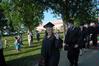 Amy Brown, graduating Biblical studies major, walks in the processional for the 2010 spring commencement ceremony.  - Photo by Morris Abernathy