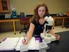 Biology student conducting an experiment. - Photo by Morris Abernathy